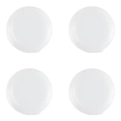 Home Expressions Porcelain Coupe 4-pc. Salad Plate