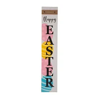 Glitzhome 42"H Wooden Happy Easter Porch Sign Easter Porch Sign