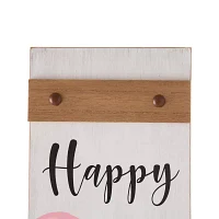 Glitzhome 42"H Wooden Happy Easter Porch Sign Easter Porch Sign