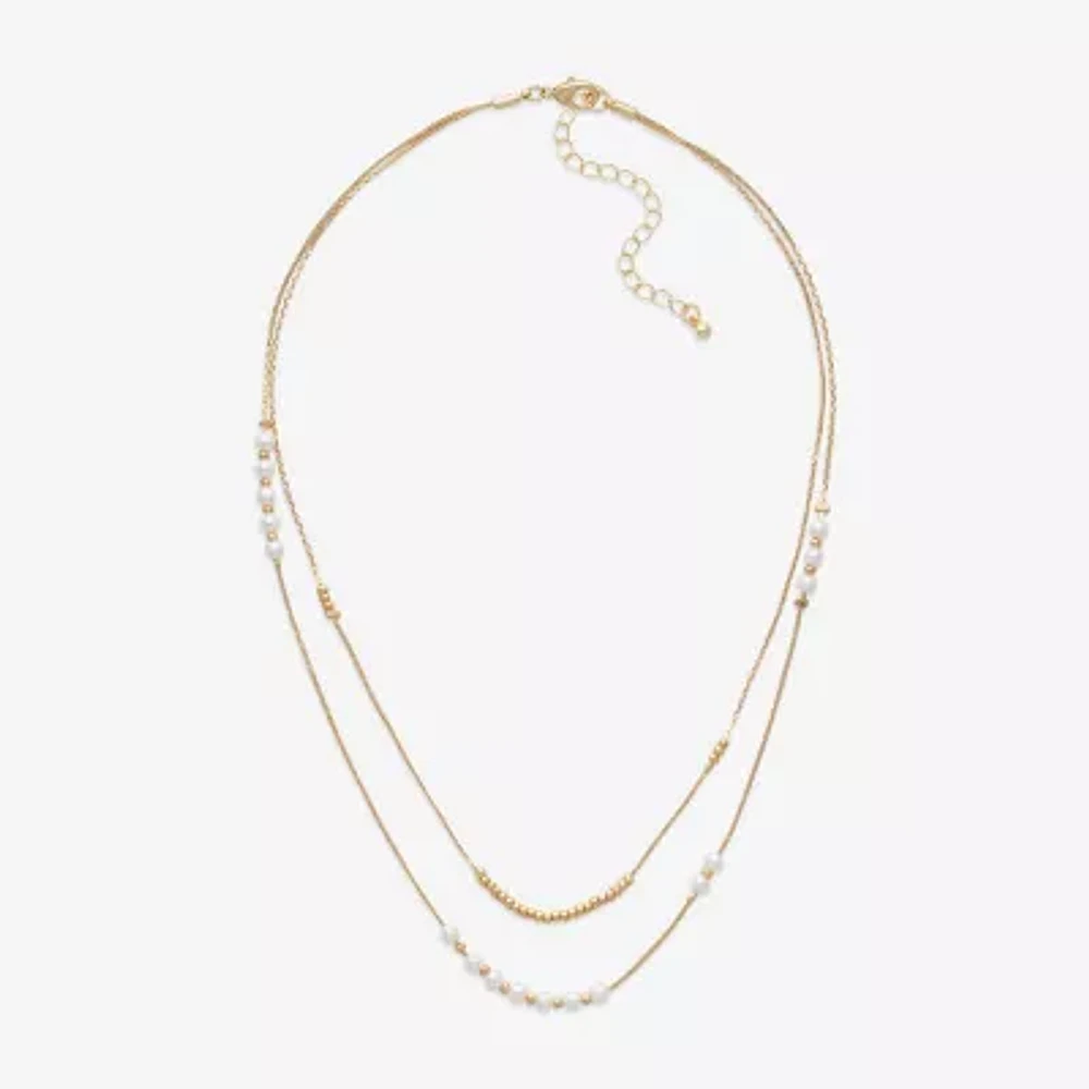 Mixit Womens Hypoallergenic 19 Inch Strand Necklace