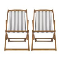 Loren Foldable Sling Chair 2-pc.