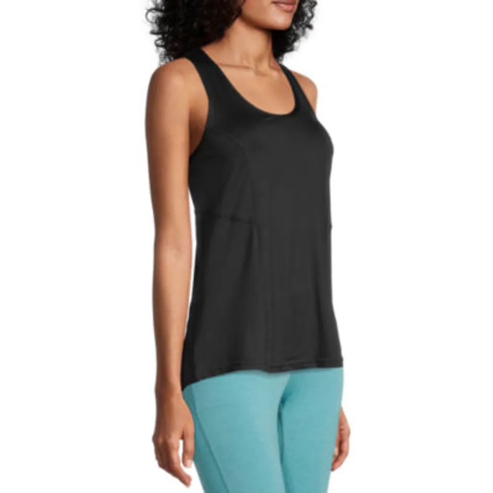 Xersion Womens Performance Scoop Neck Sleeveless Tank Top Tall