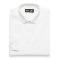 J. Ferrar Slim Mens Super Fit Easy Care Stretch Fabric Long Sleeve Dress Shirt