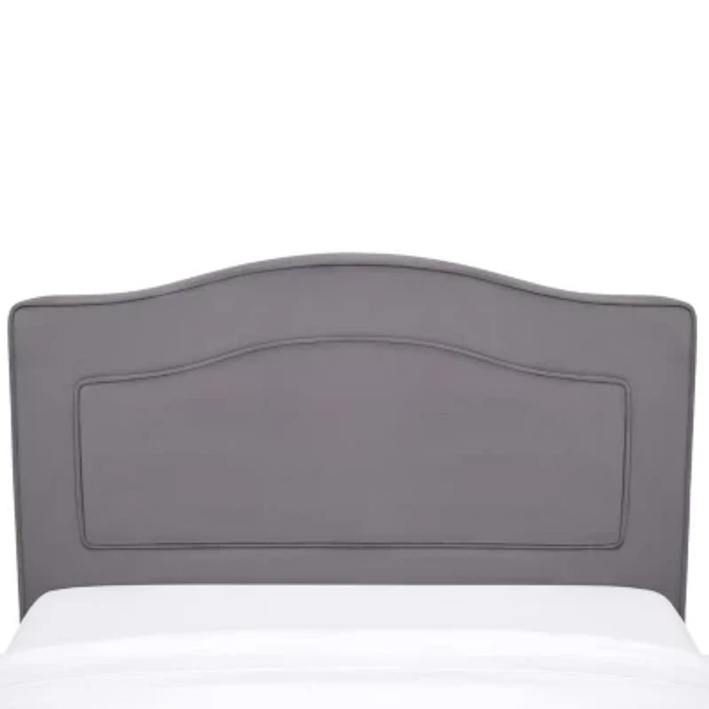 Upholstered Platform Twin Toddler Bed in Gray