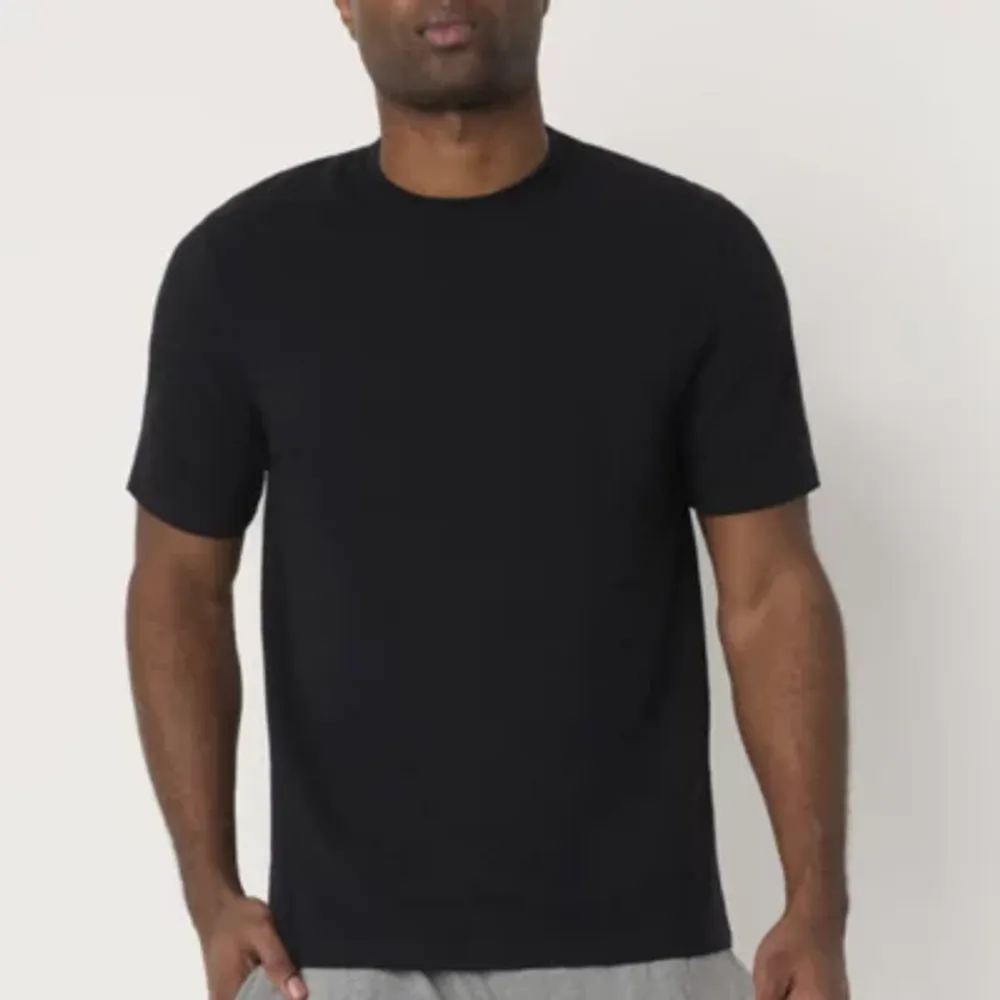 Stafford Super Soft Mens Crew Neck Short Sleeve Pajama Top