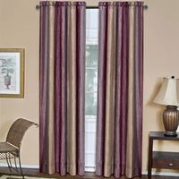 Ombre Rod Pocket Light-Filtering Single Curtain Panel