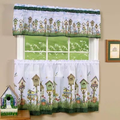Rod Pocket Kitchen Curtains & Drapes Window Set