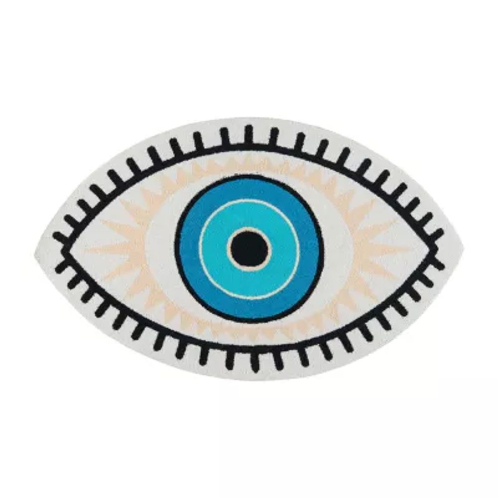 Momeni Cucina All Seeing Eye Washable Indoor Outdoor Rugs