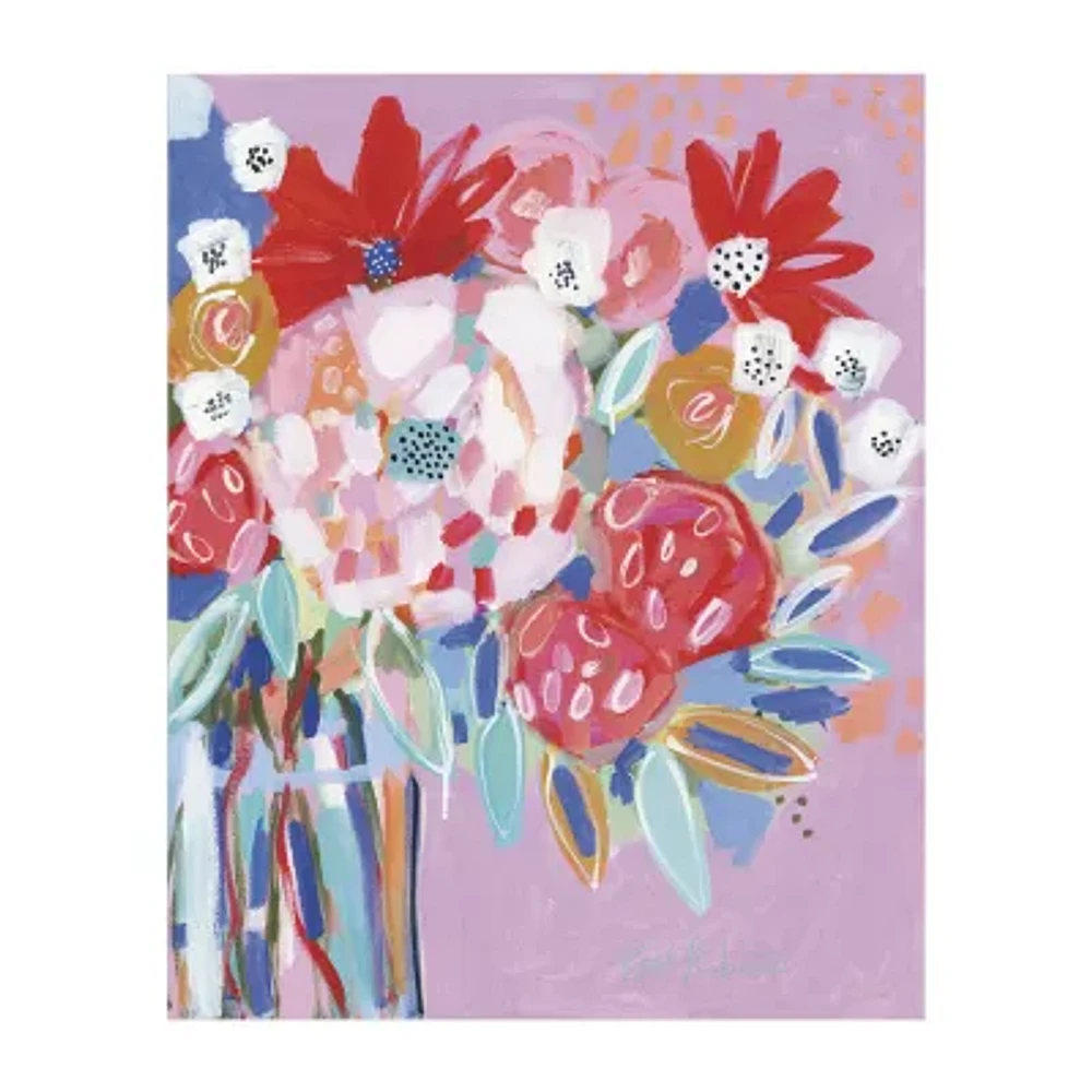 Lumaprints Tell Me A Story With Flowers Canvas Art