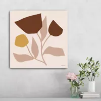 Lumaprints Modern Graphic Floral Stem Canvas Art