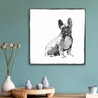 Lumaprints French Bull Dog Traditional Canvas Art