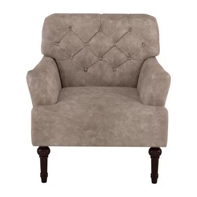 Chariot Tufted Upholstered Armchair