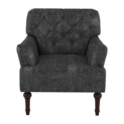 Chariot Tufted Upholstered Armchair