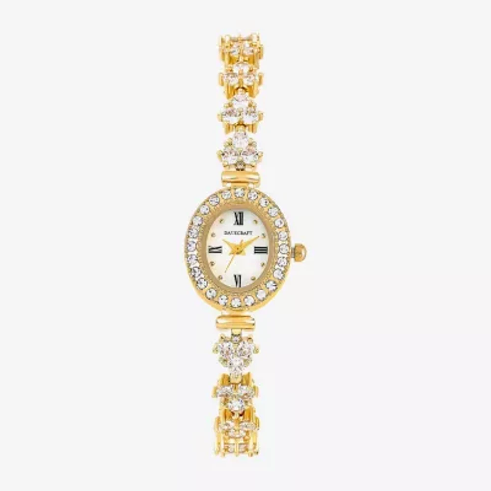 Danecraft Womens Gold Tone Bracelet Watch Dc11809g-42-E27