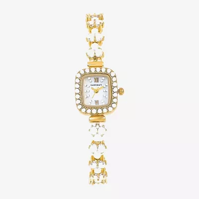 Danecraft Womens Gold Tone Bracelet Watch Dc11808g-42-E27