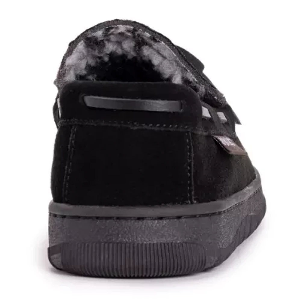 Muk Luks Paul Printed Mens Moccasin Slippers