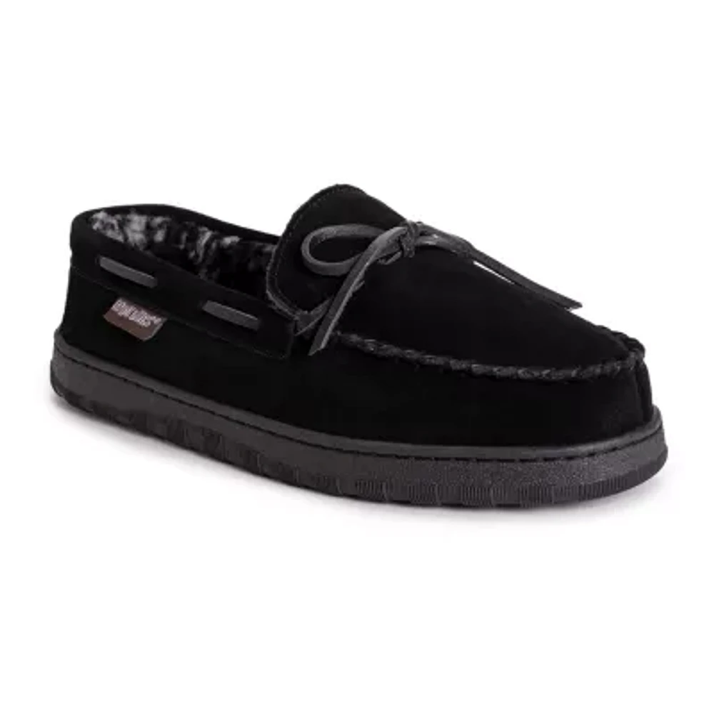 Muk Luks Paul Printed Mens Moccasin Slippers