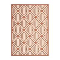 Safavieh Courtyard Collection Dorothy Geometric Indoor/Outdoor Area Rug