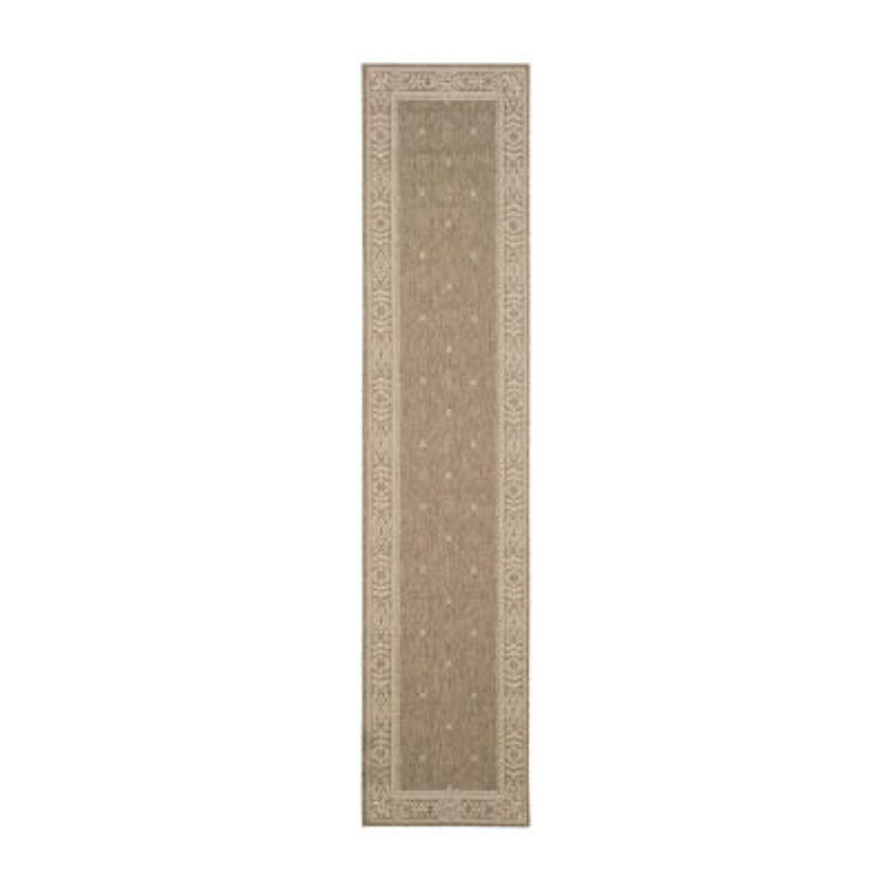 Safavieh Courtyard Collection Oakley Oriental Indoor/Outdoor Runner Rug