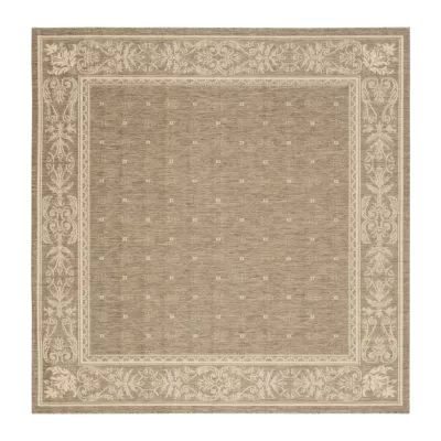 Safavieh Courtyard Collection Oakley Oriental Indoor/Outdoor Square Area Rug