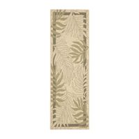 Safavieh Courtyard Collection Wilmer Floral Indoor/Outdoor Runner Rug