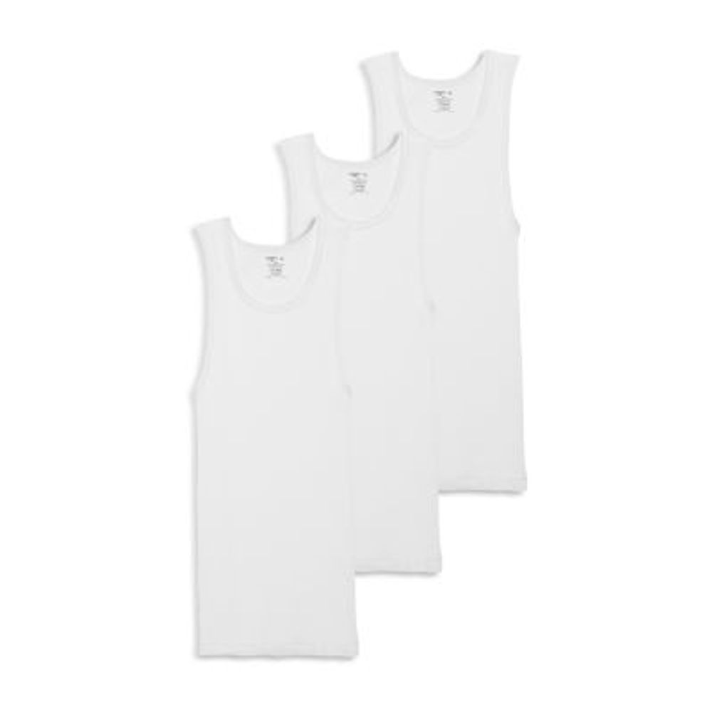 Jockey Mens Scoop Neck Sleeveless 3 Pack Big and Tall Tank