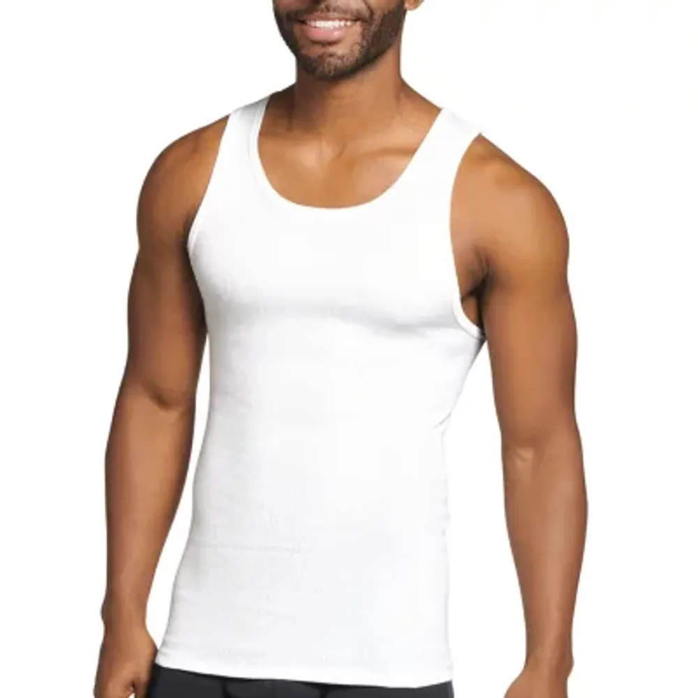 Jockey Mens Scoop Neck Sleeveless 3 Pack Big and Tall Tank
