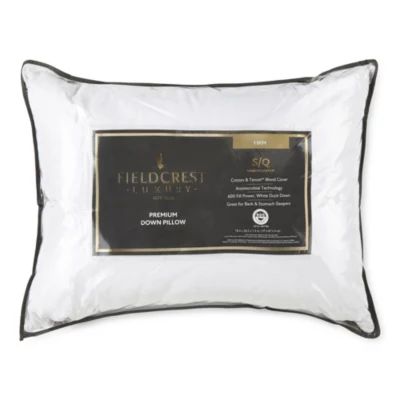Fieldcrest Down Firm Density Bed Pillow