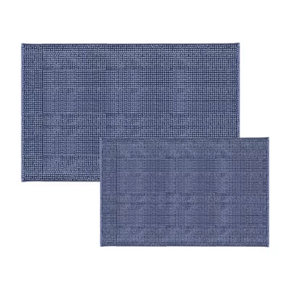 Home Expressions Melange Noodle 2-pc. Memory Foam Bath Rug Set