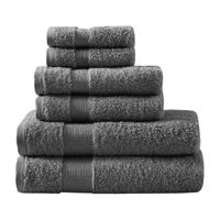 Madison Park Signature Luce 100% Egyptian Cotton 6-pc. Solid Bath Towel Set
