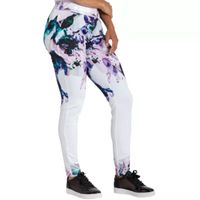 Poetic Justice Womens Stretch Fabric Skinny Mid Rise Fit Track Pant