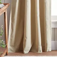 Martha Stewart Lido Rod Pocket Back Tab Blackout Set of 2 Curtain Panel