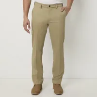 St. John's Bay Universal Wrinkle Free Easy Care Mens Straight Classic Fit Flat Front Pant