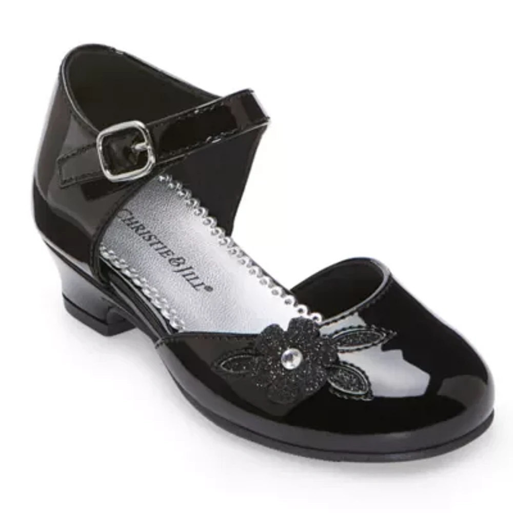 Christie & Jill Lil Heaven Toddler Girls Round Mary Jane Shoes
