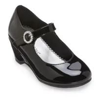 Christie & Jill Heart Little Big Kid Girls Round Mary Jane Shoes