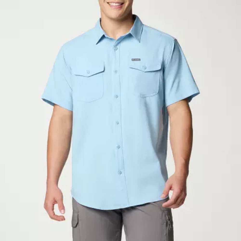 Columbia Utilizer Mens Short Sleeve Regular Fit Button-Down Shirt
