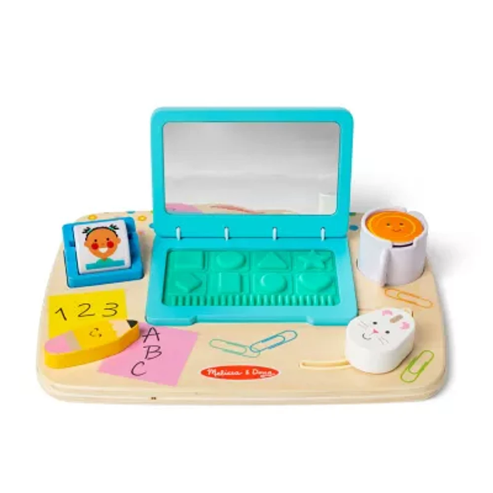 Melissa & Doug Work & Play Desktop Activity Board Interactive Toy