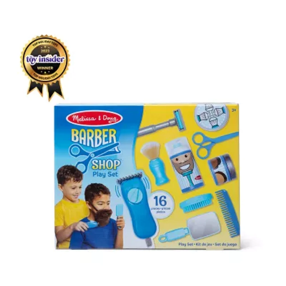 Melissa & Doug Barber Shop Play Set 16-pc. Toy Tool