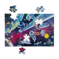 Melissa & Doug Outer Space Glow In The Dark Floor 48-pc. Puzzle