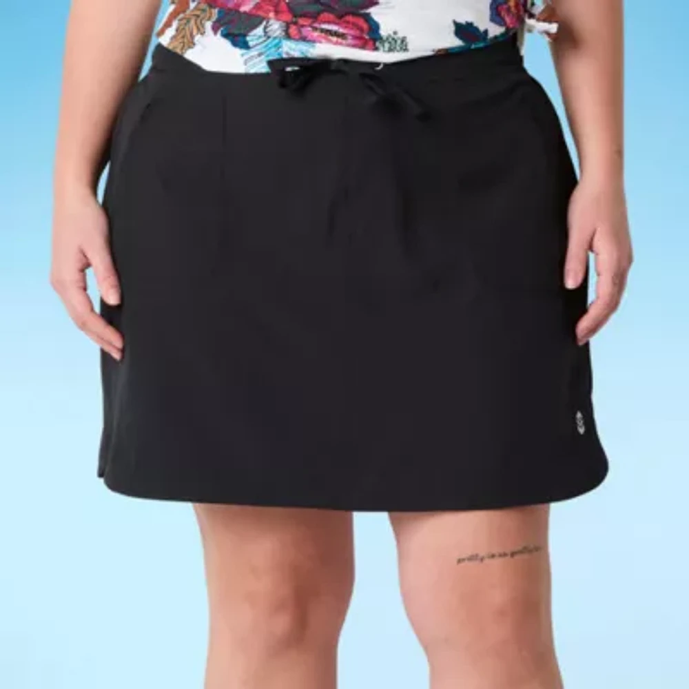 Free Country Womens Plus Swim Skirt