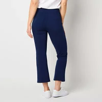 St. John's Bay Womens Straight High Rise Regular Fit Cropped Pant