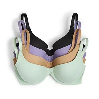 Ambrielle Everyday Womens Medium Support Demi Bra 338854