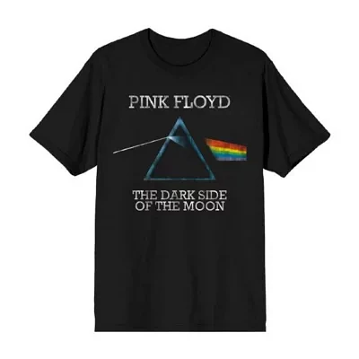 Mens Short Sleeve Pink Floyd Graphic T-Shirt