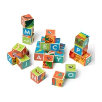 Melissa & Doug Nat Parks Wooden Blocks & Cube 28-pc. Puzzle
