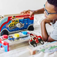Melissa & Doug Paw Patrol 2 Match & Build Mission Cruiser Interactive Toy