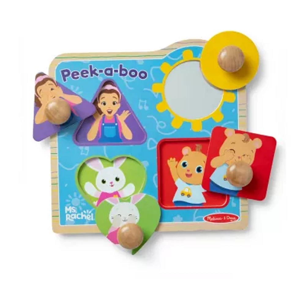 Melissa & Doug Ms. Rachel Jumbo Knob 4-pc. Puzzle