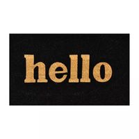 Calloway Mills Block Hello Outdoor Rectangular Doormat