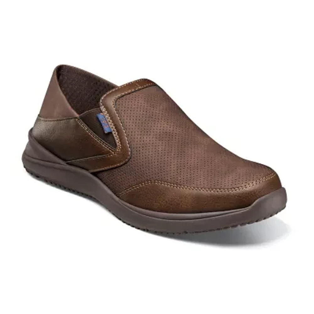 Nunn Bush Conway Mens Moc Closed Toe Slip-On Shoe