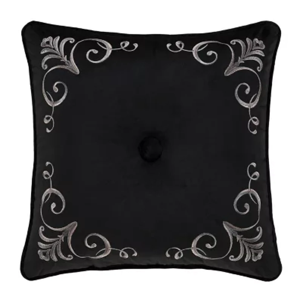 Five Queens Court Dalton Square Throw Pillow