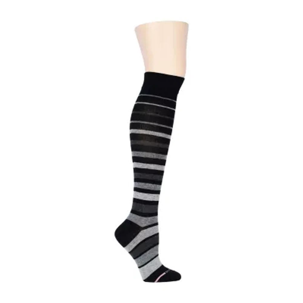 Dr.Motion Compression Wide Calf Womens 1 Pair Knee High Socks